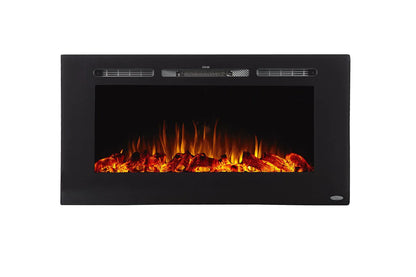 The Sideline 40 Inch Recessed Smart Electric Fireplace 80027