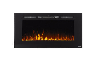 The Sideline 40 Inch Recessed Smart Electric Fireplace 80027