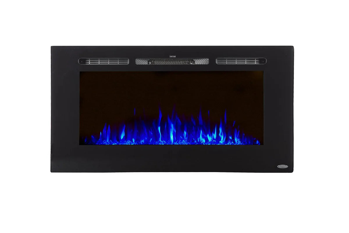 The Sideline 40 Inch Recessed Smart Electric Fireplace 80027
