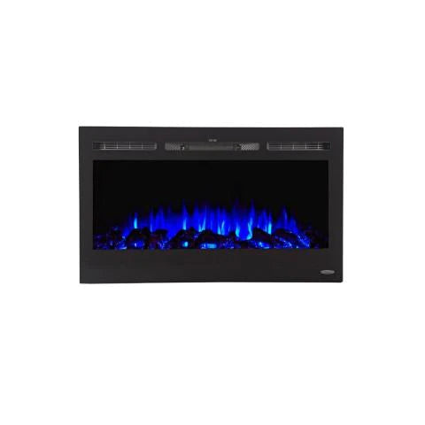 The Sideline 36 Inch Recessed Smart Electric Fireplace 80014