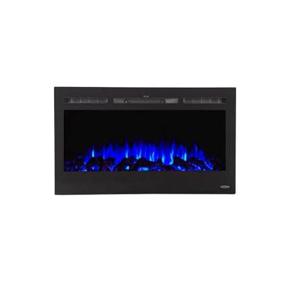 The Sideline 36 Inch Recessed Smart Electric Fireplace 80014