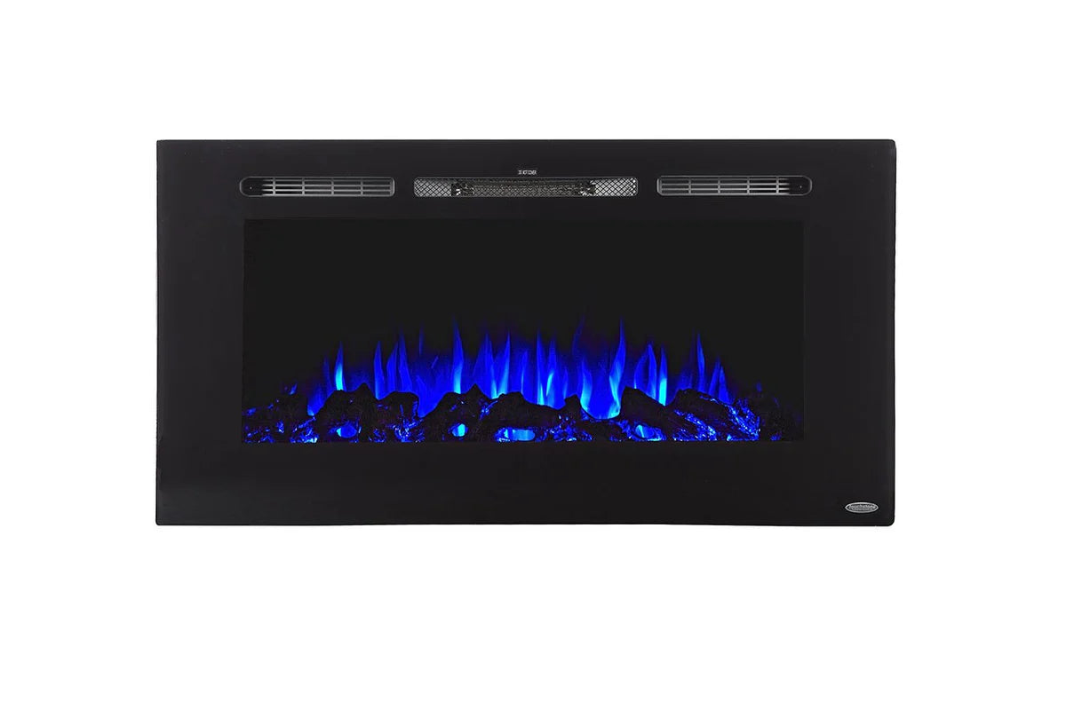 The Sideline 40 Inch Recessed Smart Electric Fireplace 80027