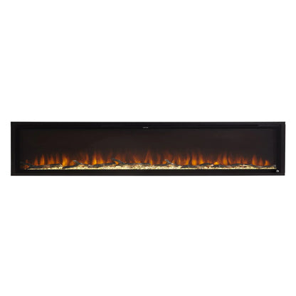 Sideline Elite 100 Inch Recessed Smart Electric Fireplace 80044