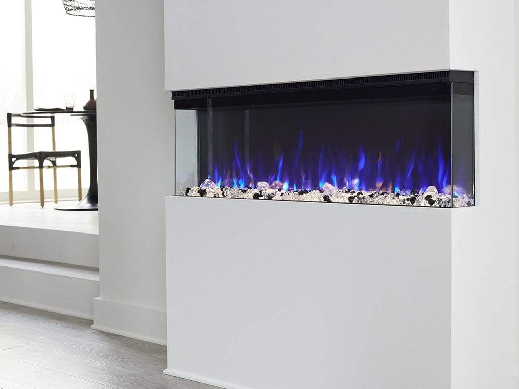 Sideline Infinity 72 Inch 3 Sided Recessed Smart Electric Fireplace 80051