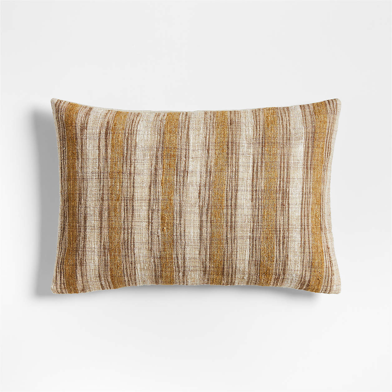 Riviera Stripe 24"x16" Savannah Yellow Throw Pillow Cover