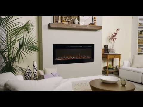 The Sideline 36 Inch Recessed Smart Electric Fireplace 80014