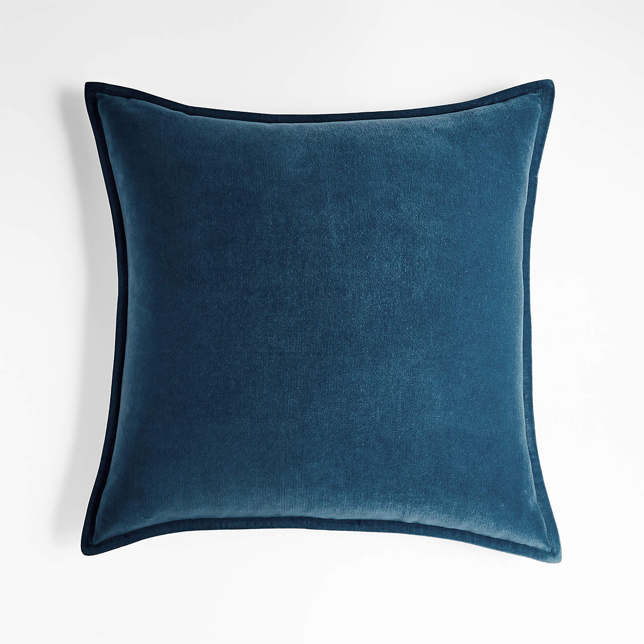 Quarry 20" Washed Organic Cotton Velvet Pillow Cover