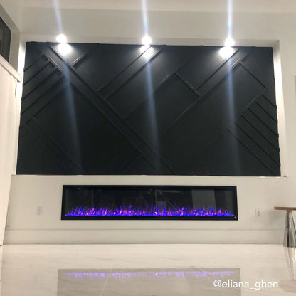 Sideline Elite 100 Inch Recessed Smart Electric Fireplace 80044