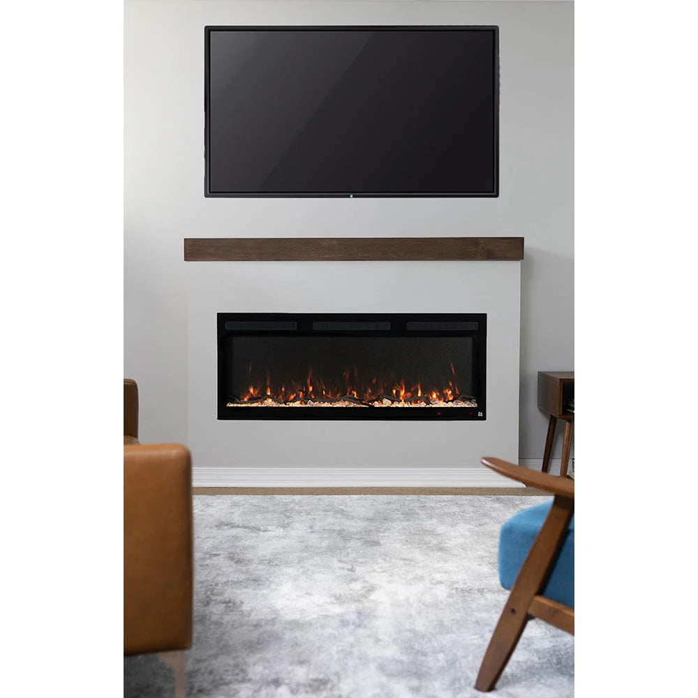 The Sideline Fury 46 Inch Recessed Smart Electric Fireplace 80053