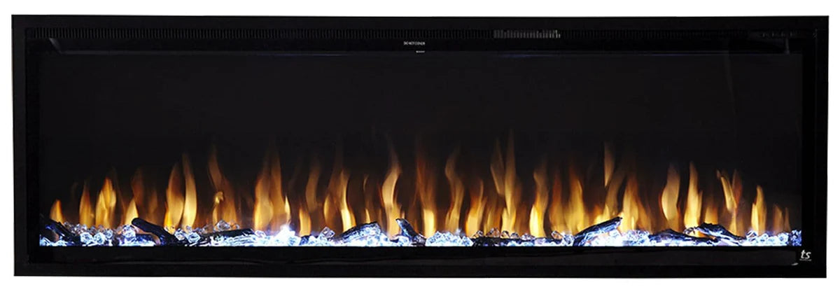 Sideline Elite 60 Inch Recessed Smart Electric Fireplace 80037