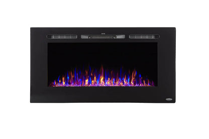The Sideline 40 Inch Recessed Smart Electric Fireplace 80027