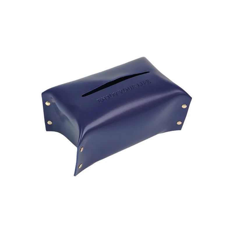 Leather Tissue Box Square