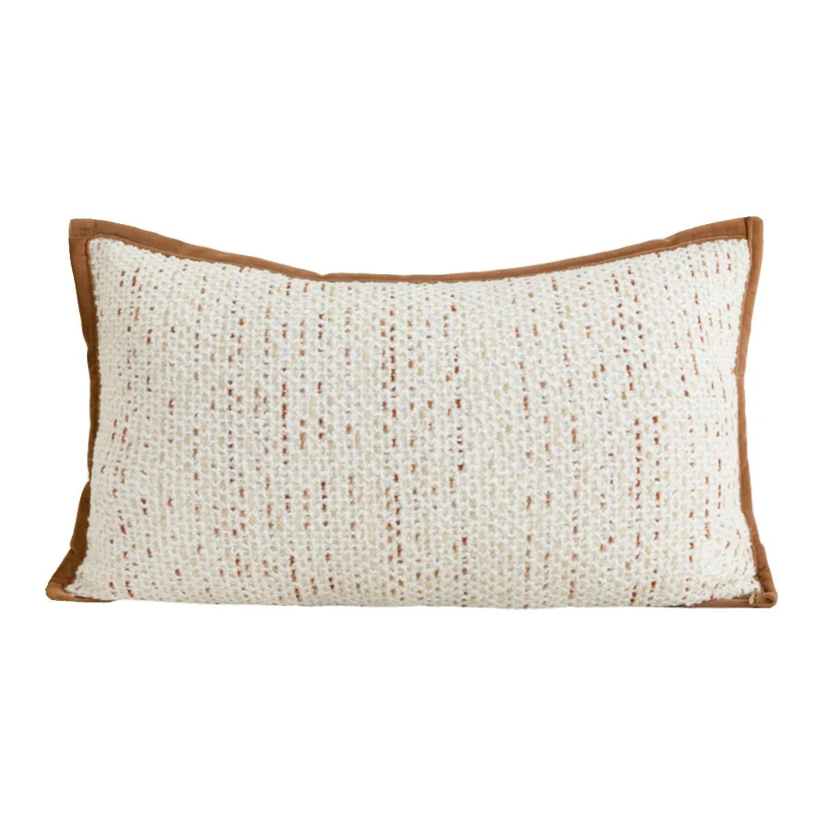 Orange Lumbar Cushion Cover Pillowcase