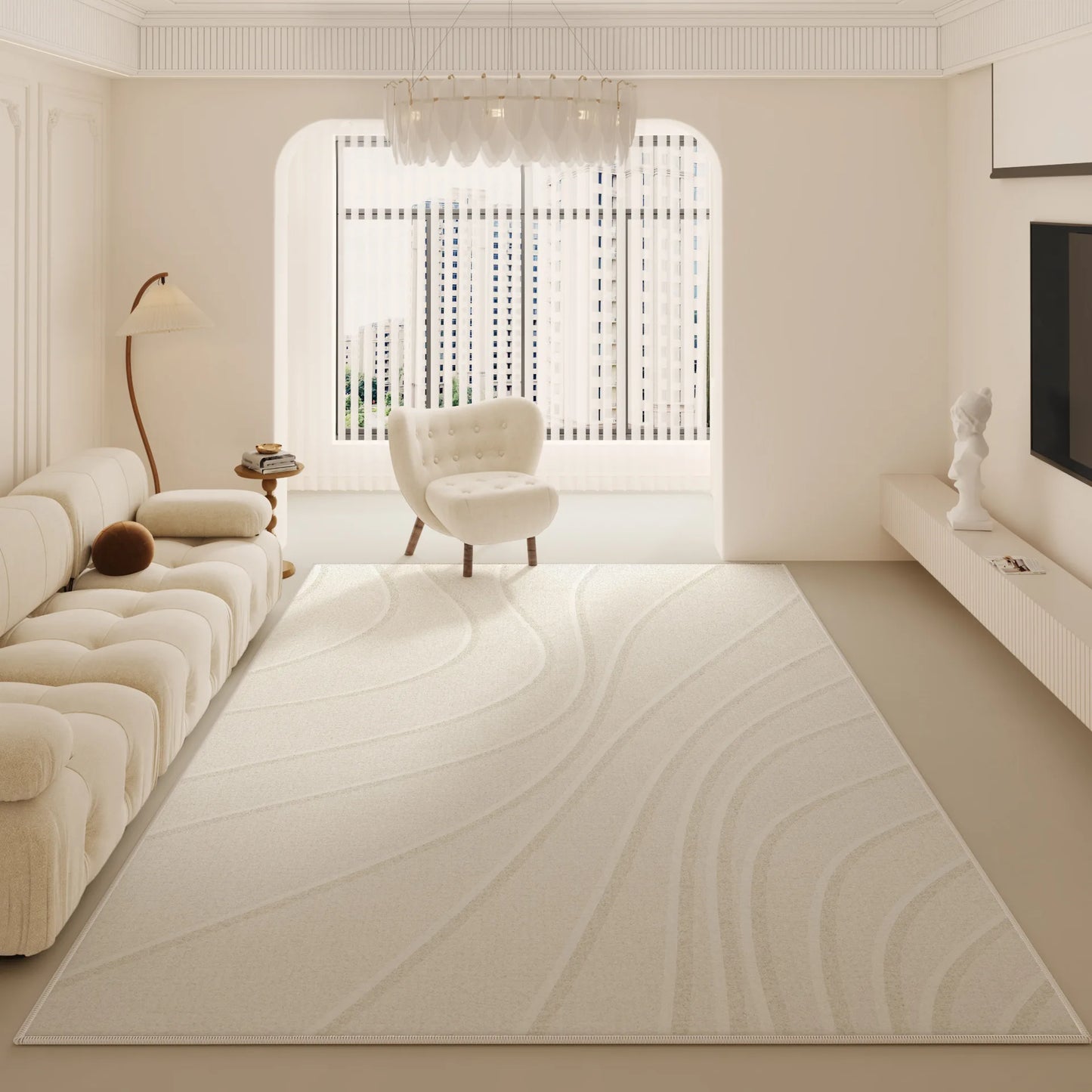 Simplistic Cream Style Carpet