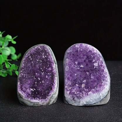 Natural Amethyst Cluster Geode